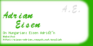 adrian eisen business card